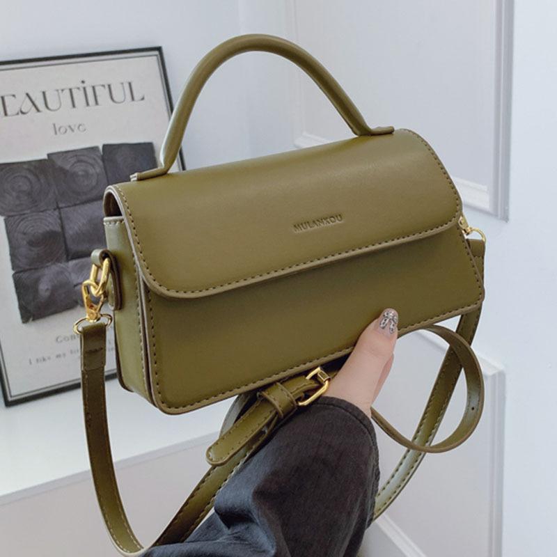 

Retro shoulder bag women s new autumn hot-selling women s armpit bag high-end small square bag messenger bag зелений
