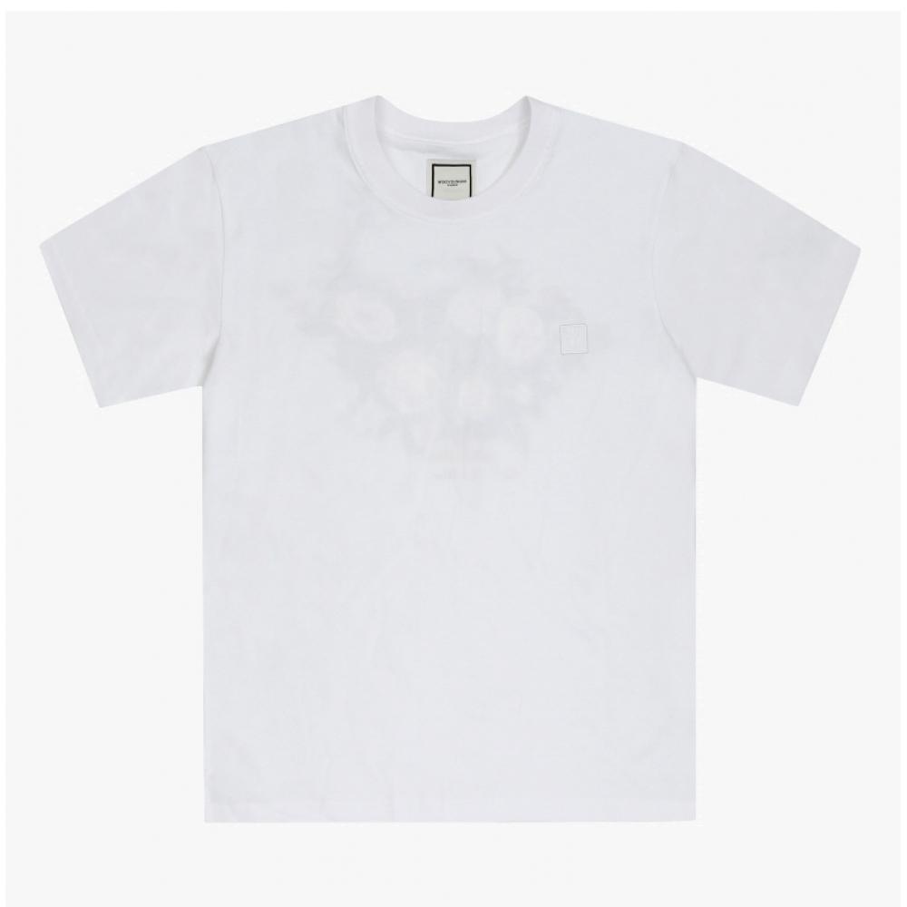 Wooyoungmi Women S T ShirT Flower Back Logo m253TS06
