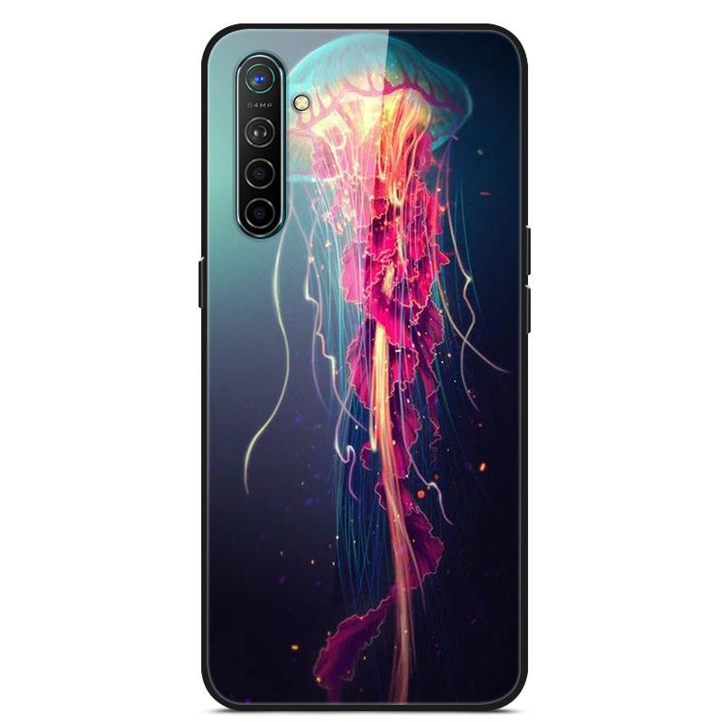 For OPPO Realme XT Tempered Glass Case Soft Bumper Hard Funda For OPPO Realme 6 Pro Realme X2 XT Phone Case Realme6 Back Cover