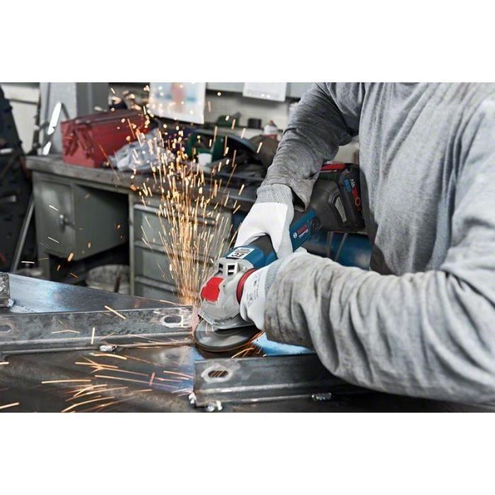 Meuleuse angulaire Bosch Professional X-LOCK GWX 18V-10 sans batterie + L-BOXX - 06017B0101