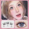 "Little Devil Comics Natural Beginner False Eyelashes - Little Daisy: Curled, Segmented, Thick Double Tip for a Cool, Pure Look"