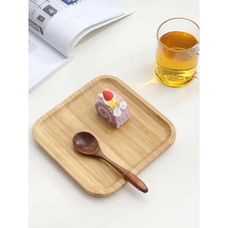 ZISIZ Bamboo Wood Multipurpose Serving Tray