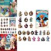 Christmas Dragon Holiday Decor Miniature Acrylic Advent Calendar Blind Box For Festive Gift Giving
