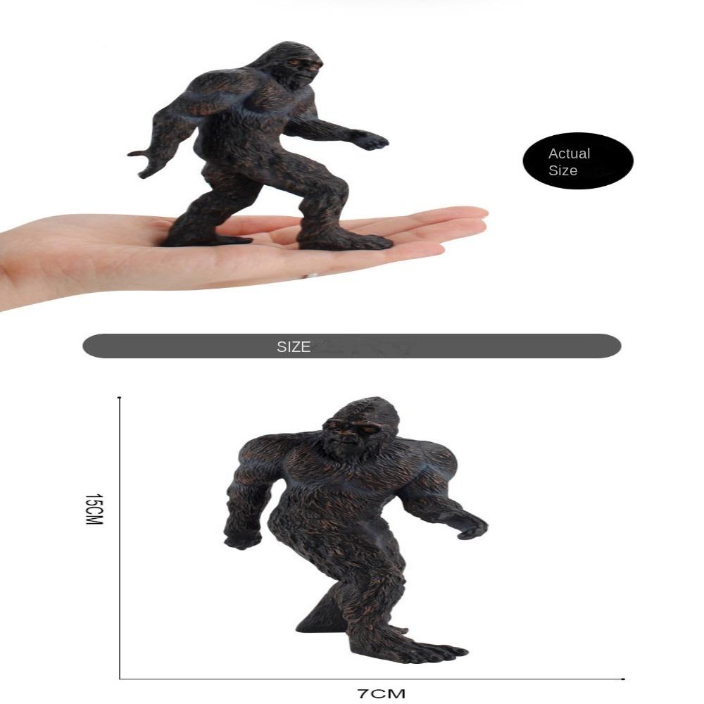 5.9inch Primitive Animal Tabletop Decorations Black Brown Indoor Desk Decoration Gift  Home