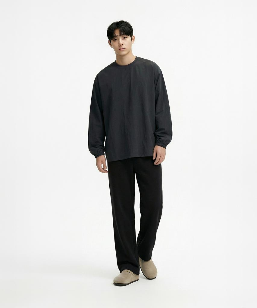 OKSTAR Jollinkkamnyang Embroidered Semi-Wide Sweatpants