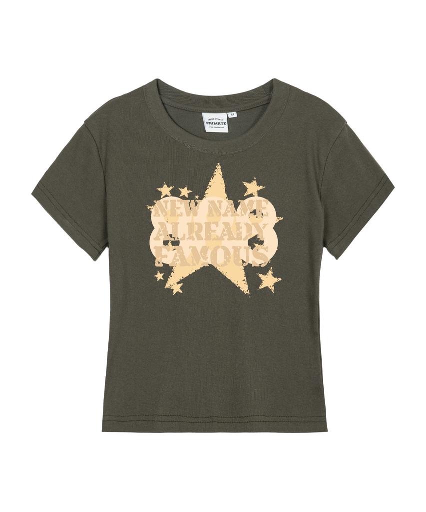 PRIMATE Rough Women'S Slim Fit Short Sleeve T-Shirt 5 Colors