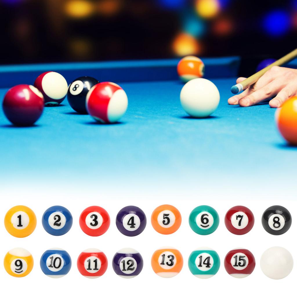 Eco‑ Friendly Resin Mini 2.5CM Children Billiard Ball  Pool Table Accesssory Billiard Table Accesssory