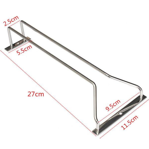 27/35/55cm Stainless Steel Wine Glass Rack Hanging Wine Rack Glass Holder Hanging Bar Hanger Shelf Wine Glass Goblet Cup Rack
