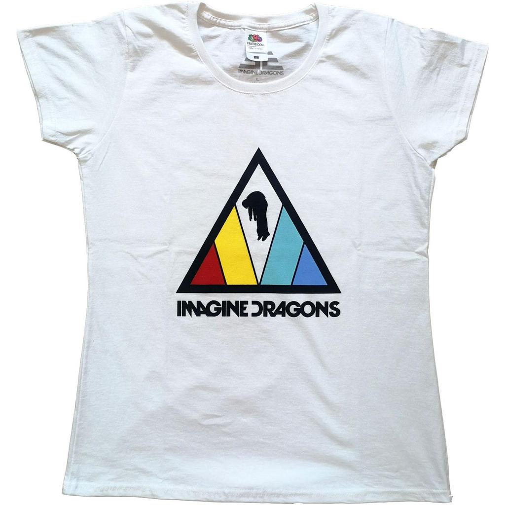 Imagine Dragons Womens/Ladies Triangle Logo T-Shirt