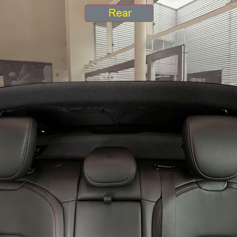 Car Black Window Privacy Sunshade For XIAOMI SU7 2024-Present Auto Anti-UV Heat Insulation Protect Cover Interior Accessory