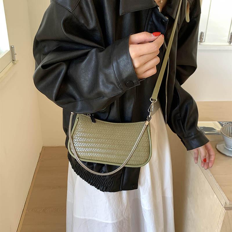 New Bag Handbag Women's Retro Armpit Bag Fashionable Versatile Messenger Bag Casual Shoulder Small Square Women's Bag