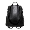 Elegant Soft PU Backpack Korean Style Solid Color Anti-theft Design Backpack Anti-splash Water Multi Pocket