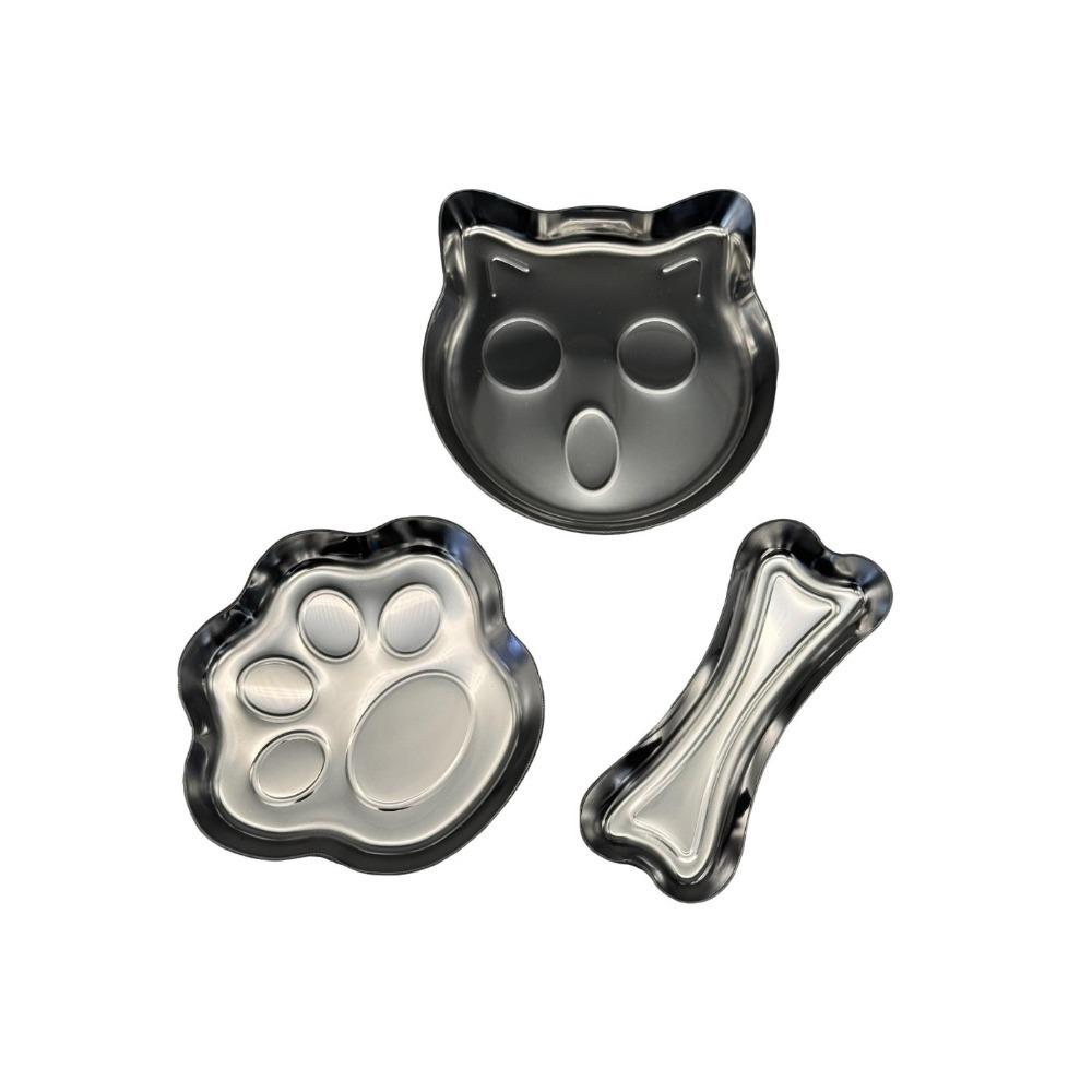 3pcs Earphone Key Organizer Kitten Jewelry Tray Jewelry Storage Plate  for Rings and Earrings