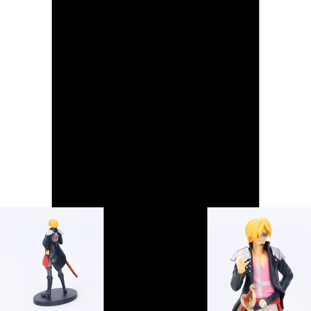 Colored Luffy Zoro Sanji Uta One Piece Film Red Figure Cake Topper Xmas Gifts