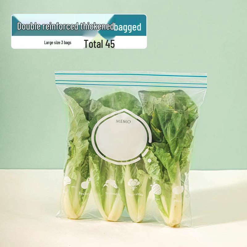 Thickened Food-Grade Double-Seal Refrigerator Storage Bag