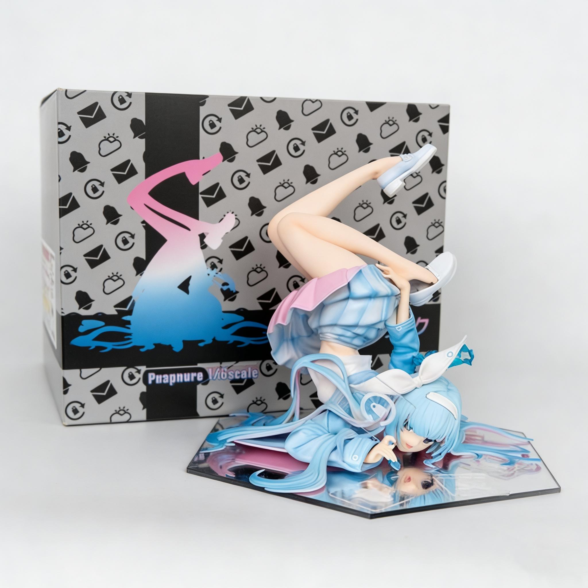 

Plana 1/6 Scale Figure from Blue Archive with Glow-in-the-Dark Effect, Two Color Options, PVC Material, Collectible Anime Statue No box