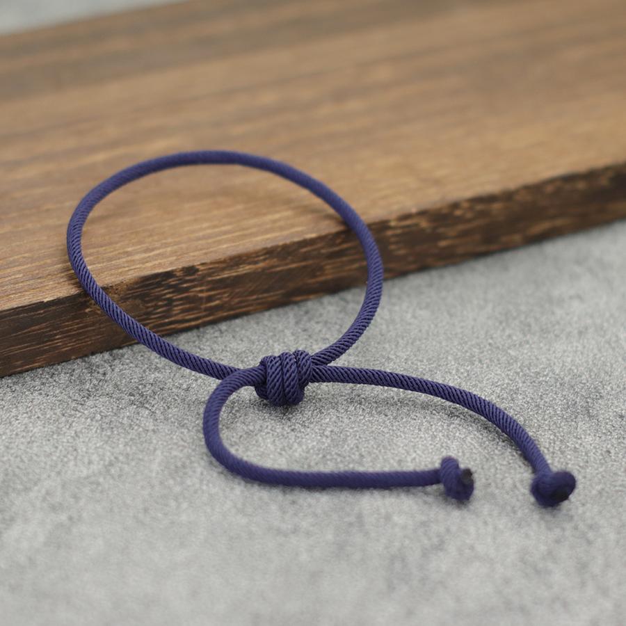 Simple Style Men Rope Bracelet Adjustable 7 Colors A Grade 3mm Thread Braslet Best Friend Braclet Leisure Jewelry Pulseira Joias