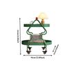 Modern Side Tables Movable Couch Table Center Corner Table Stylish End Table with Storage Versatile Snack Cart for Living Room