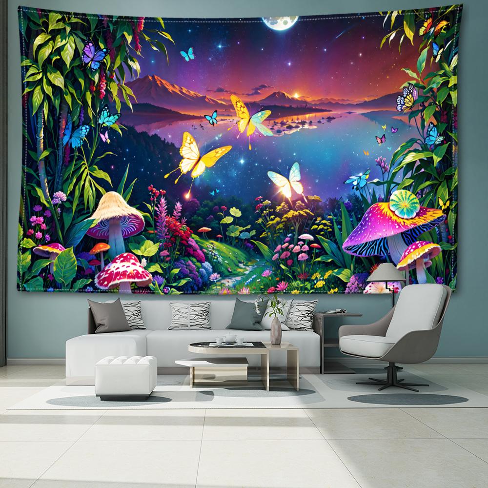 Вселенная Звездное небо Пейзаж Гобелен Настенный декор Таинственное искусство Колдовство — фото 5