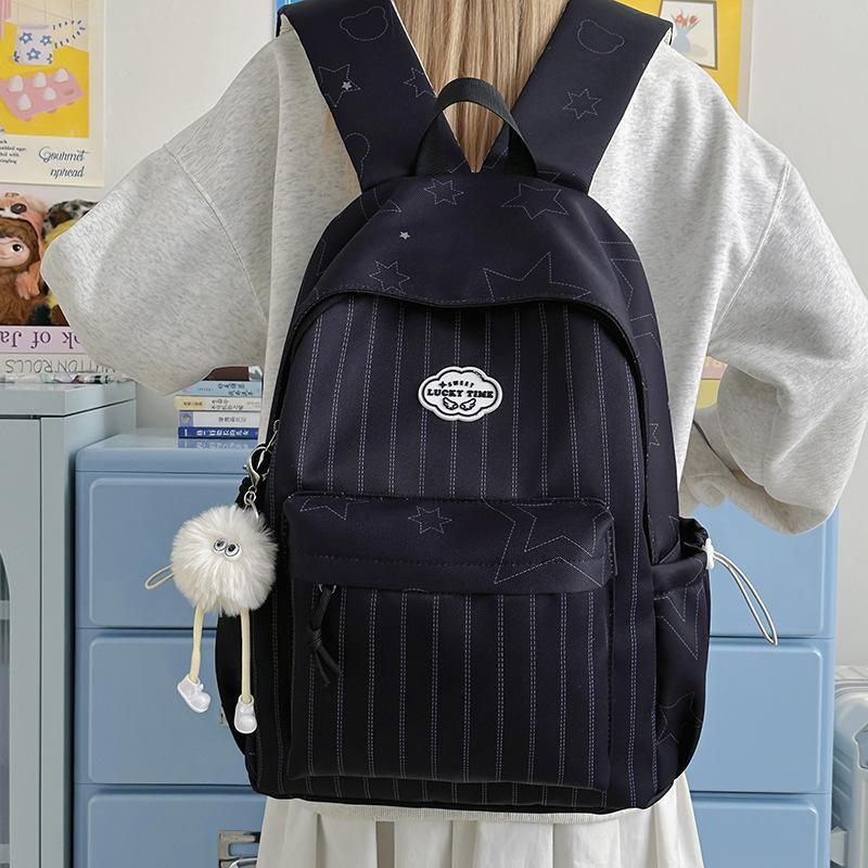 Schoolbag Korean version ins Mori school bag high value sweet primary and secondary school students light backpack commuter leisure backpack