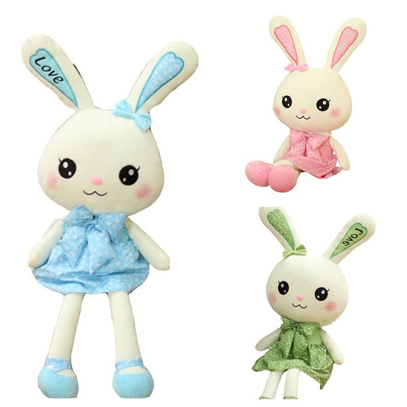 Cute Rabbit Plush Toy With Skirt Short Hair Stuffed Animal For Girls And Kids Gifts For Birthday And Holidays 30-100cm