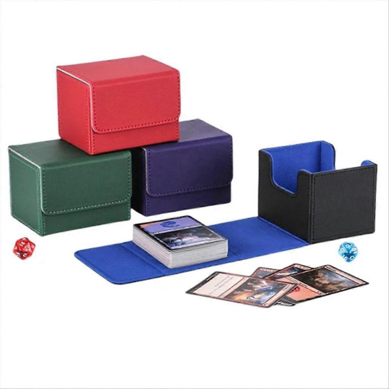 100+ Trading Card Deck Box Game Card Case Protector Green