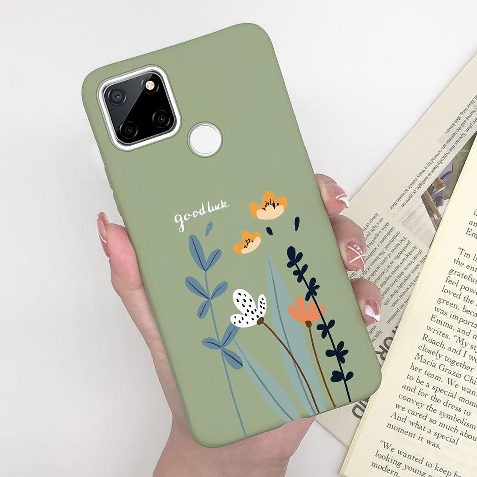For OPPO Realme C25 C25S C25Y Case Cartoon Soft Silicone Matte Shockproof Phone Back Cover For Realme C 25 S Y Capa Funda Coque
