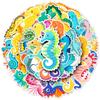 50 Seahorse Cartoon Stickers: Creative DIY Diary & Phone Case Decor, Waterproof