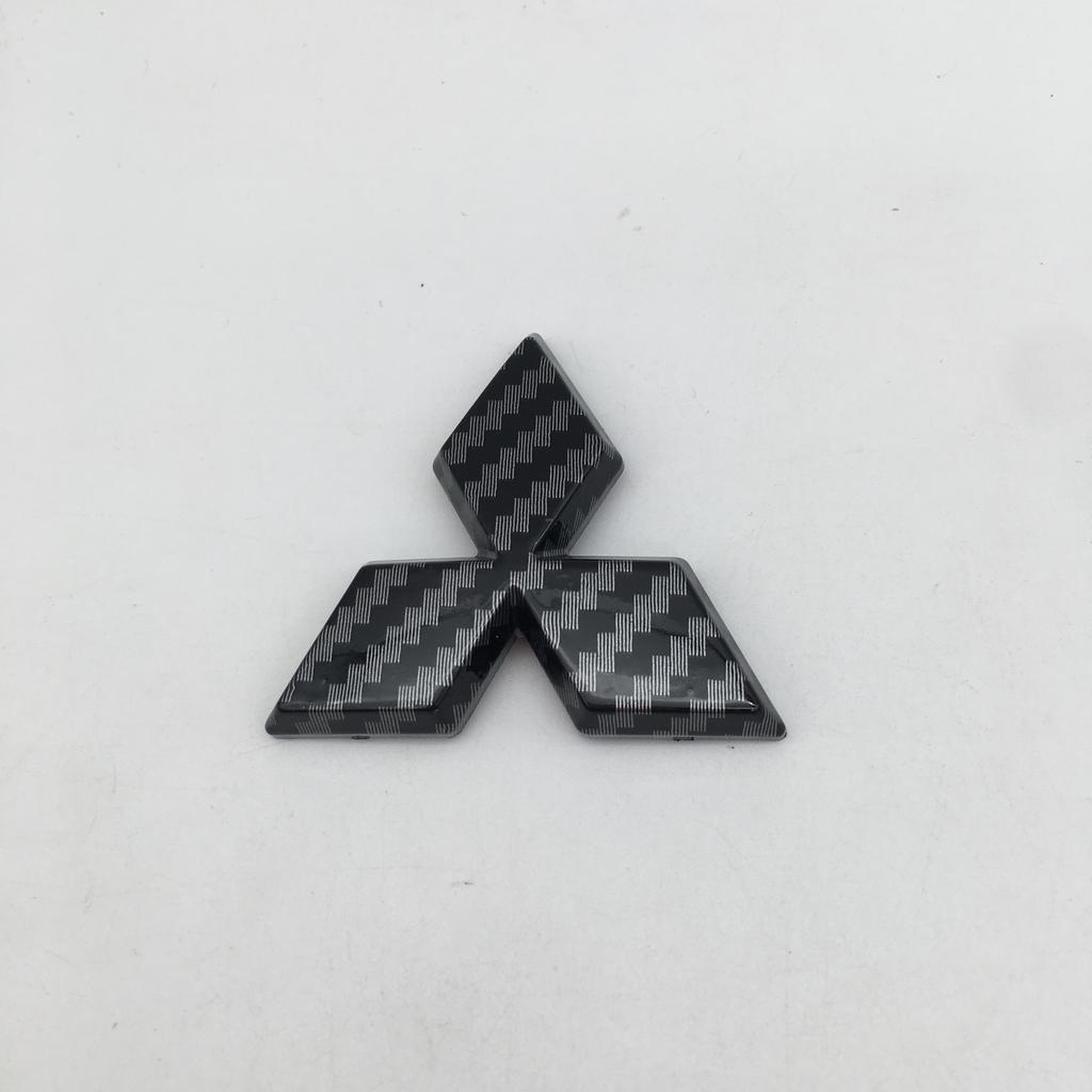 Cykzsh1 1pcs ABS 50mm 47mm for Mitsubishi Car Emblem Steering Wheel Center Badge Steer Sticker Decal Styling Auto Accessories