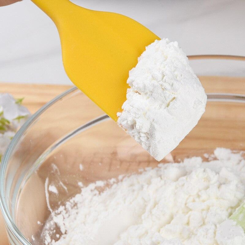 1Pc Food Grade Non Stick Butter Cooking Silicone Spatula Cookie Pastry Scraper Cake Baking Spatula Silicone Spatula Baking Tool Kitchenware