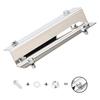 Hinterradschalenverlängerung Hinterer Schmutzfängerverlängerer Chrom Edelstahl Anwendbar für Pixis LKW Halterung, Strebe, Stahl, 2-teiliges Set, Ijet, Sambar,