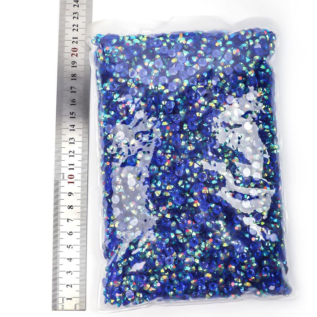 Weiches Harz Flachbodenbohrer Transparentboden AB Farbe, Nagelbohrer Violent Bear Sticker Bohrer DIY Handyhülle Zubehör