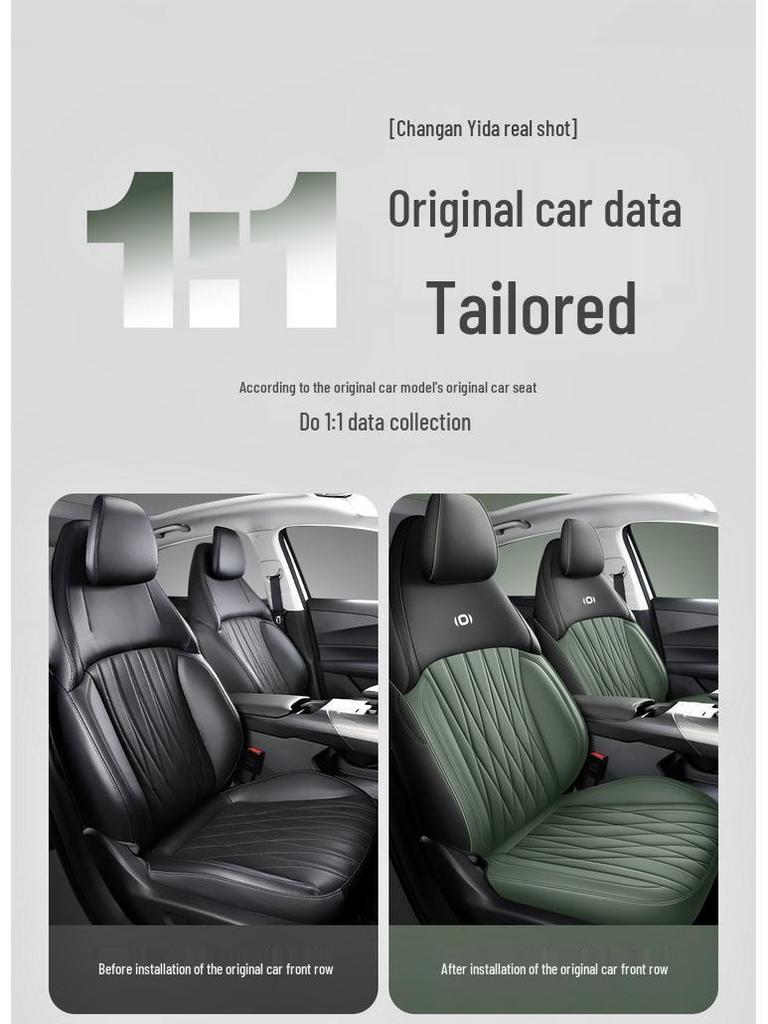 All-Season Perforated Leather Sports Car Seat Cushion for Qiyuan A05