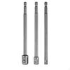 4 Pieces Drill to Screwdriver Adapter SelfLocking Hex Shank Alloy Steel Quick Release