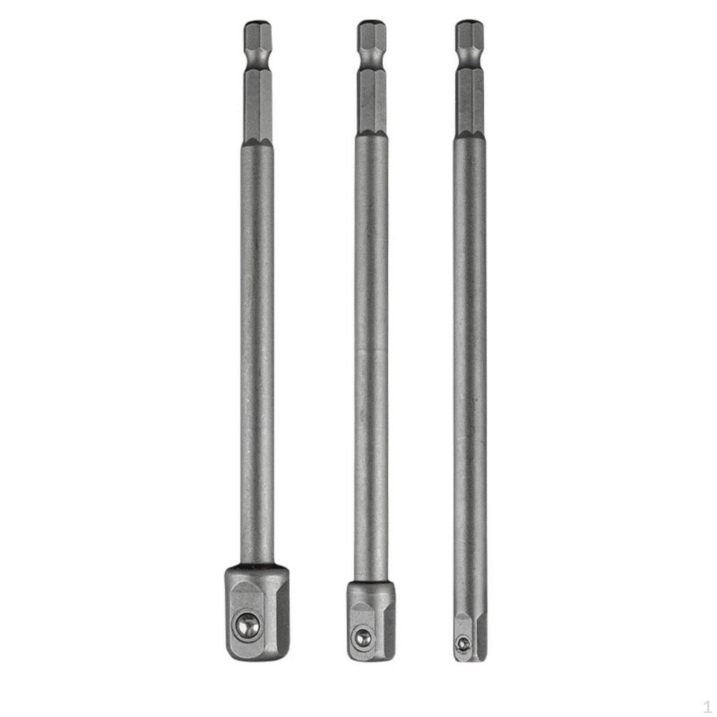 4 Pieces Drill to Screwdriver Adapter SelfLocking Hex Shank Alloy Steel Quick Release