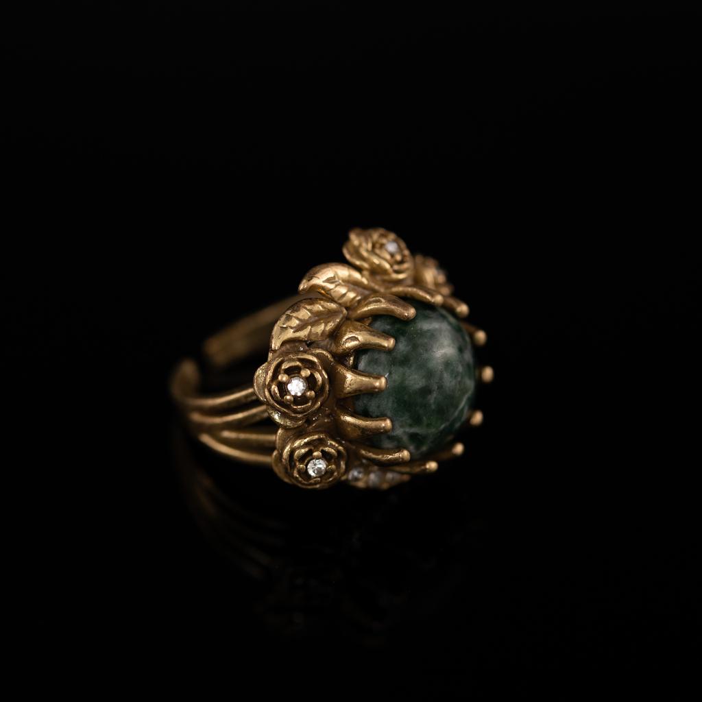 Medieval Copper Alloy Ring, Retro Court Style, High Sense Female Designer Temperament, New Ring