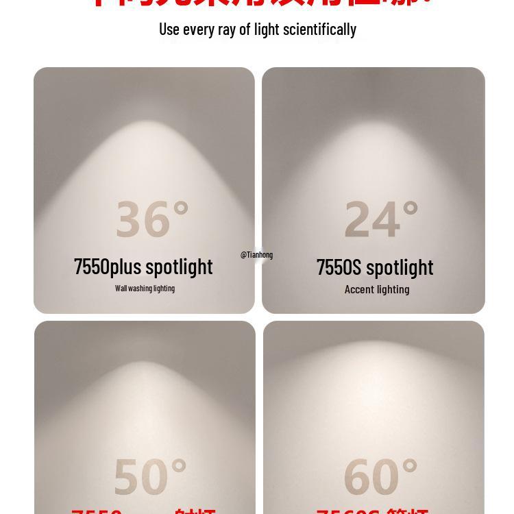 Eye-Protecting Low Blue Light Anti-Glare Recessed Spotlight (7550)