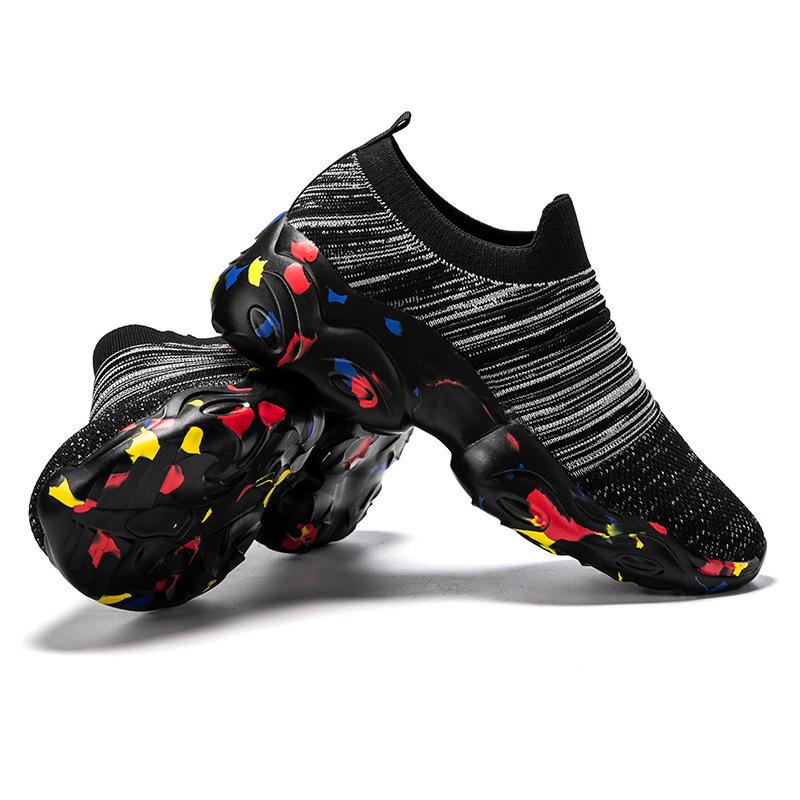 

Носки и туфли мужские летние новые повседневные одинарные туфли дышащие и легкие спортивные туфли кроссовки пара универсальные большой размер 35