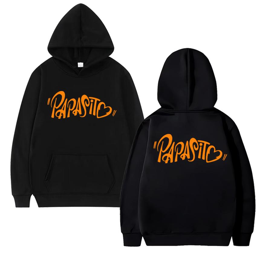 Karol G 2025 New album Tropicoqueta Double Sided printed black Hoodies Unisex fashion Y2k Sweatshirt Men women Fleece pullovers