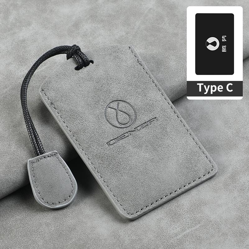 Car Smart NFC Card Key Case Cover Key Bag Shell Holder Protection Fob For Denza D9 N8 N7 Keychain Auto Styling Accessories