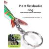 Portable Fish Shape Bottle Opener Keychain Zinc Alloy Pendant Safe for Family Gatherings and Backpacks Handbag Decors