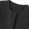 2025 Autumn/Winter Petite Woolen Short Coat - Round Neck, Coco-Inspired, Korean Style