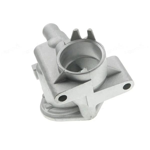 Silver Metal Engine Coolant Thermostat Housing Compatible with Honda