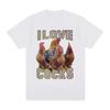 Live Lachen Lobotomie T-Shirt Herren Lustiges Delfin Meme T-Shirt Albern Seltsam Kurzarm T-Shirt Unisex Bedrucktes T-Shirt Tops