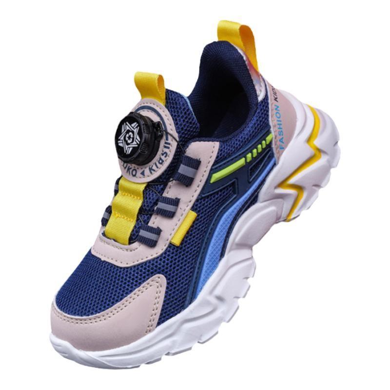 2025 neue Jungen atmungsaktive Sneaker Jungen Sneaker Frühling und Herbst Grundschüler schwarze Netzschuhe ältere Kinder lässig