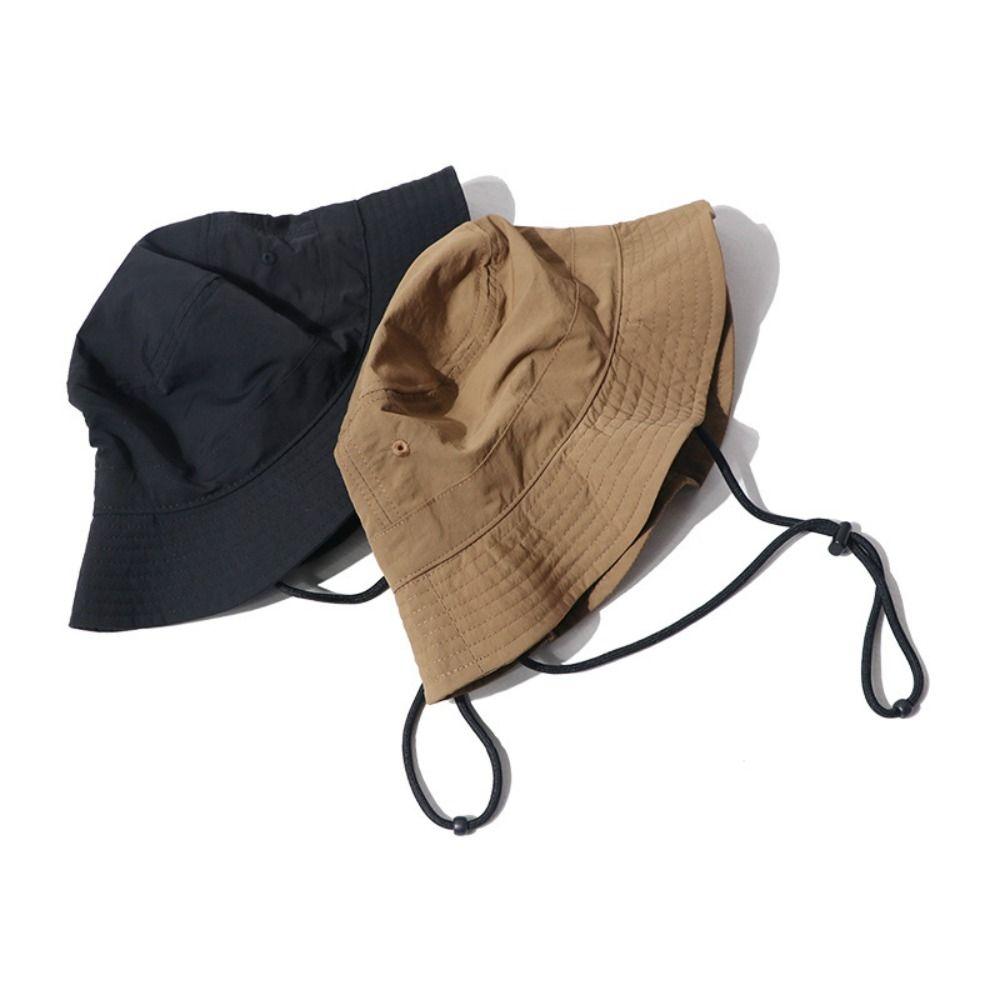 Breathable Camping Hiking Cap Sun Protection Outdoor Sun Hat Men's Fisherman Hat  Four Seasons