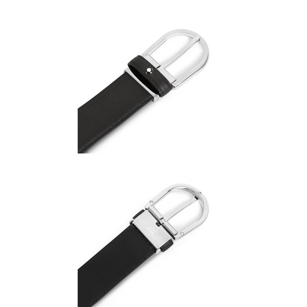 Montblanc 118414 Horseshoe Grey Belt