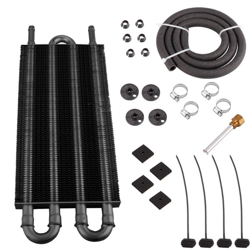 Universal 4 Row 6 Row 8 Row Aluminum Car Air Conditioning Tube Belt Condenser Tube Auto-Manual Radiator Converter Kit Accessory