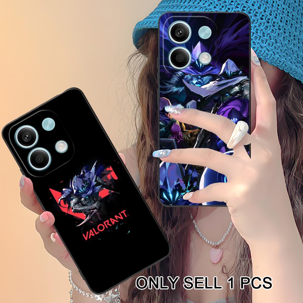 Valo Omen Phone Case for Xiaomi Redmi Note 14 13 12 11 S Pro Plus 4G 5G Soft TPU Shockproof Cover