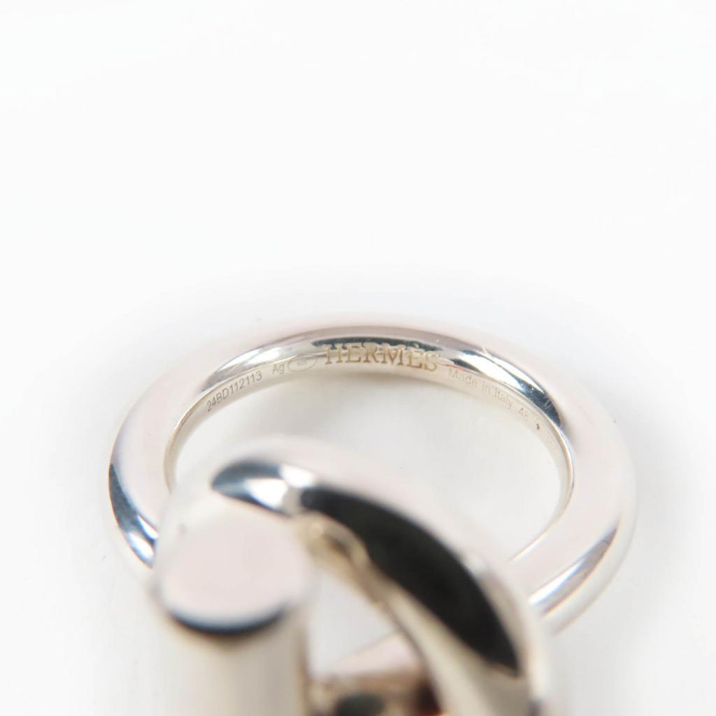 Excellent HERMES Ring Echappé MM Silver 925 Women Used